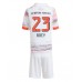 Bayern Munich Sacha Boey #23 Bortedraktsett Barn 2025-26 Kortermet (+ Korte bukser)